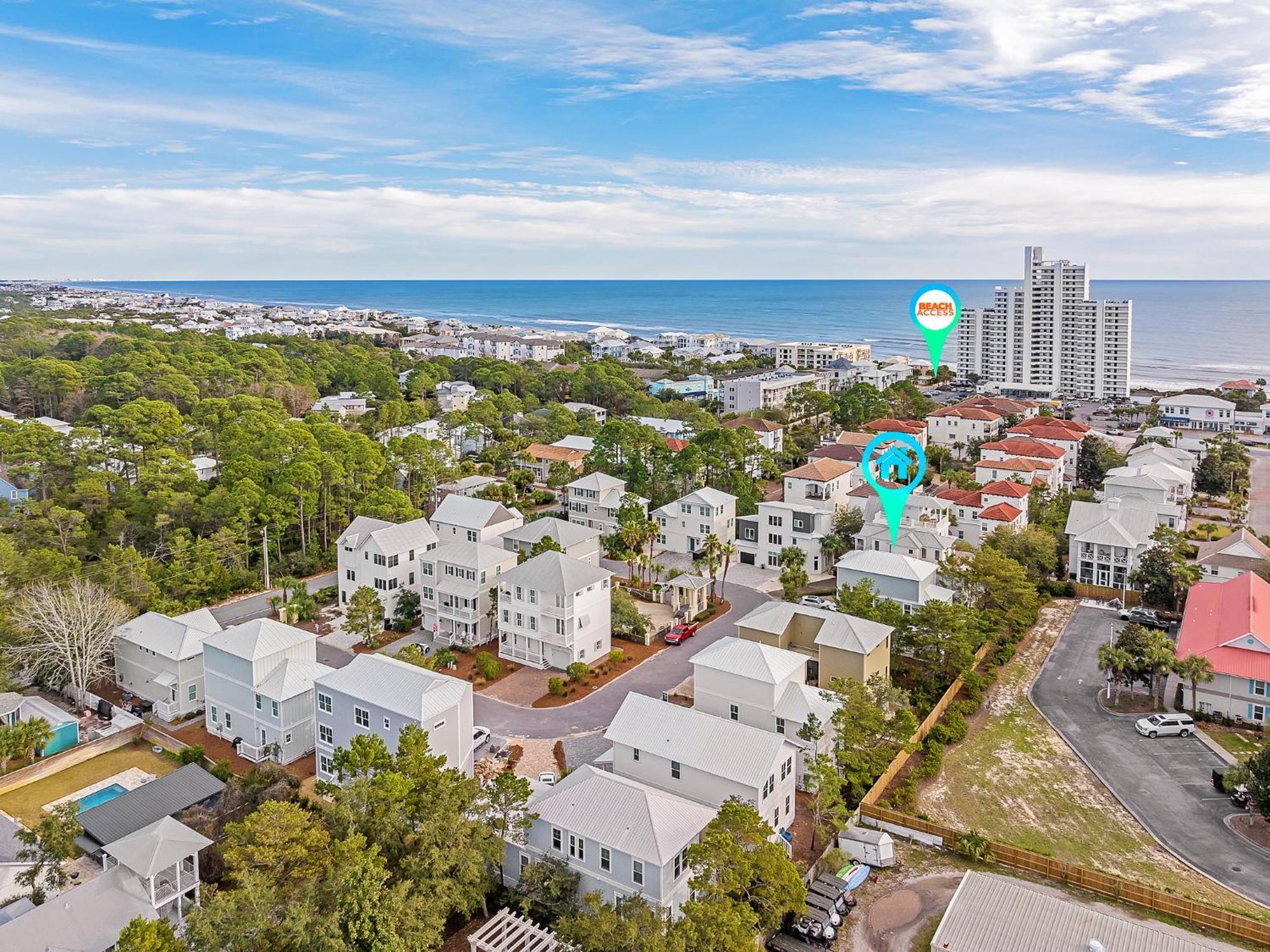 Shellabrate Good Times A Brand New Home For 2024 Only 3 Blocks To The Beach With Community Pool Santa Rosa Beach Esterno foto